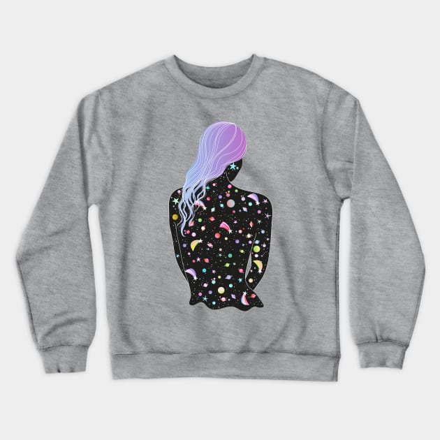 Made of Stars Crewneck Sweatshirt by anneamanda